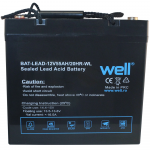 Acumulator plumb acid 12V 55AH terminal M6 Well BAT-LEAD-12V55AH-WL