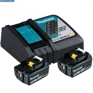 Set de 2 acumulator BL1850B 18V 5.0Ah cu incarcator DC18RC Makita 197570-9