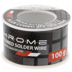 Fludor 100gr 1.0mm SN60 PB40 Chrome TIN-100GR/1.0MM-CHR