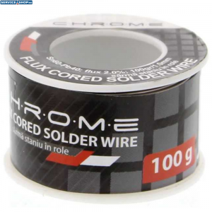 Fludor 100gr 1.0mm SN60 PB40 Chrome TIN-100GR/1.0MM-CHR