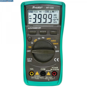 Multimetru digital cu autorangaj de 3-3/4 ProsKit MT-1232