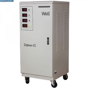Stabilizator tensiune trifazat 15KVA/12KW Well AVR-SRV/TRI-DFC15KVA-WL