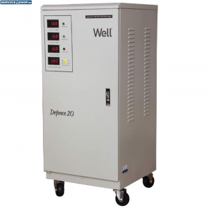 Stabilizator tensiune trifazat 20KVA/16KW Well AVR-SRV/TRI-DFC20KVA-WL