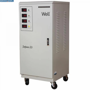 Stabilizator tensiune trifazat 30KVA/24KW Well AVR-SRV/TRI-DFC30KVA-WL