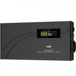 Stabilizator de tensiune cu releu 500VA/300W Well AVR-REL-SLIMPOWER500