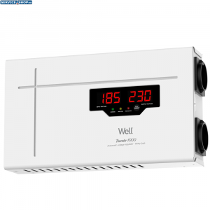 Stabilizator de tensiune cu releu 1000VA/600W Well AVR-REL-THUNDER1000