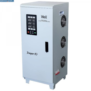 Stabilizator tensiune trifazat 10KVA/8KW Well AVR-SRV/TRI-TROOPER10KVA