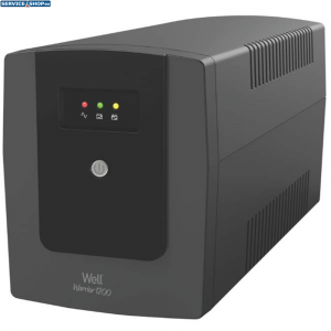 UPS line Warrior LED 230V 1200VA 720W Well WARRIOR1200-WL