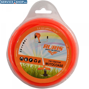 Fir trimmer 2.4mm (patrat) 15m Ruris 6-176