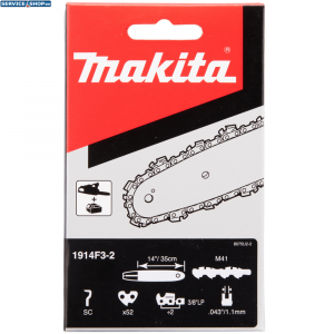Lant 35cm 1.1mm 3/8" Z52 (DUC406 / DUC407 / UC3520A) Makita 1914F3-2