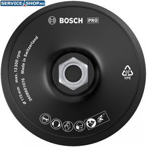 Platou slefuire cu arici 115mm Bosch 2608601076