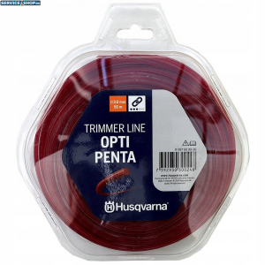 Fir Trimmy 3.0mm 56m Opti Penta rosu Husqvarna 597669020